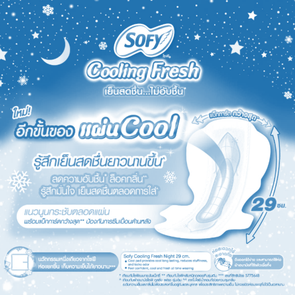 SOFY Cooling Fresh Sanitary Pads